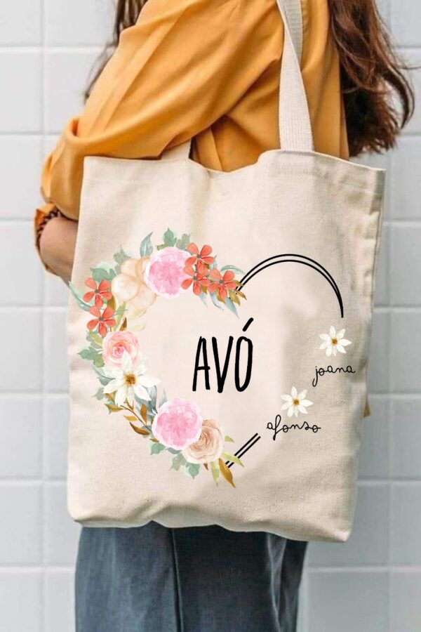 Tote Bag Mãe/Avó e Filhos/Netos
