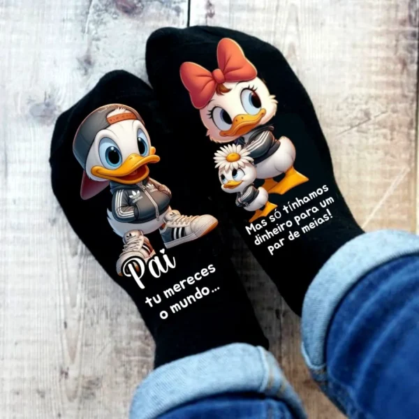 Meias Personalizadas Pai - Donald