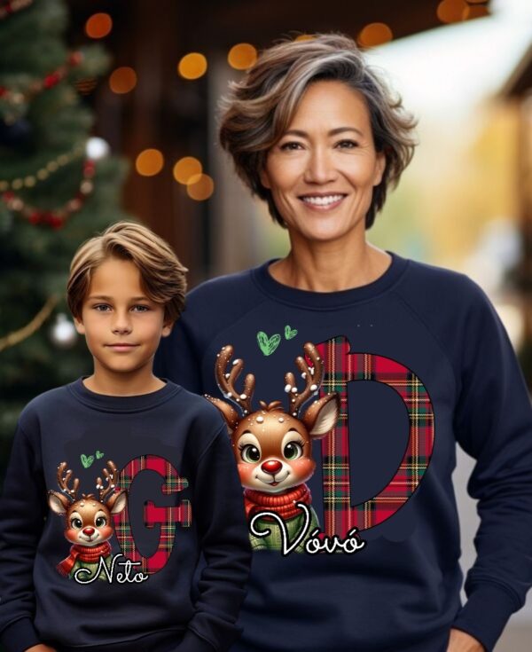 Sweat de Natal - Criança e Adulto