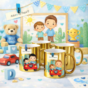 Caneca Dourada - Cromada